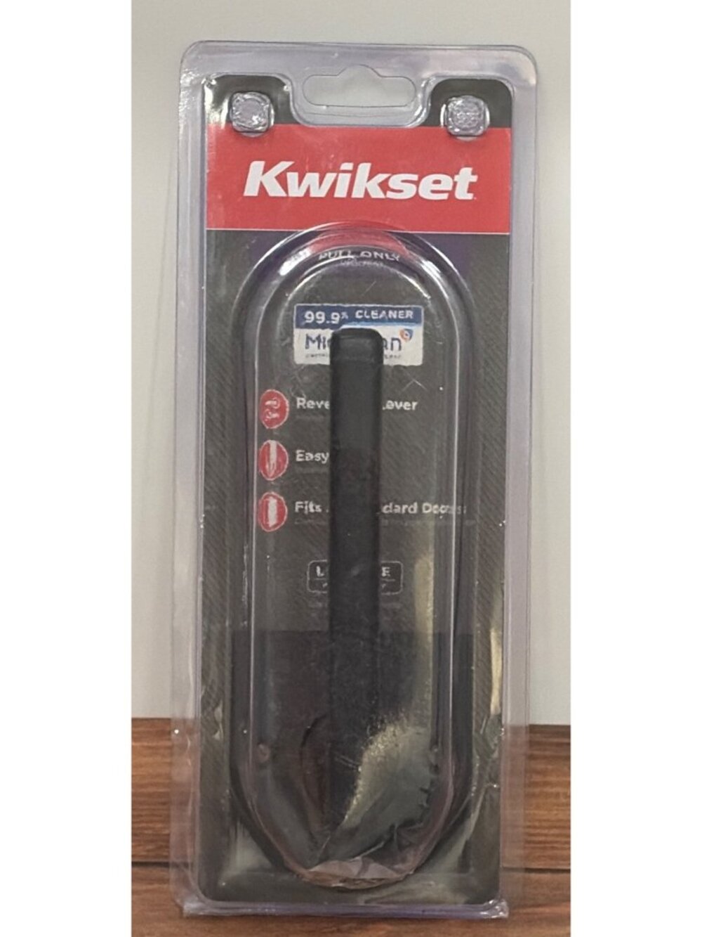 Kwikset PUSH/Pull-Only Door Handle LEVER ~ MATTE Black 97880-949 @LOWES